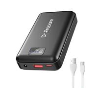 DR.PREPARE 16000mAh Battery Pack with 7.4V DC Output for Heated Vest, Faster-Charging Power Bank with 5V USB Output & Type C In/Output, Portable Compact Battery for Eye Mask, iPhone and iPad, Desk Fan