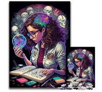 Dr Psychedelic Puzzles 1000 Pieces for Adults cardboard Jigsaw Puzzles Perfect for Christmas, Halloween, Easter, New Year 26X38CM/10.23x14.96inch