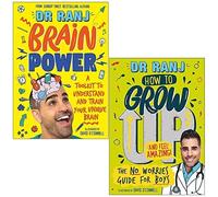 Dr Ranj Singh Collection 2 Books Set (Brain Power, How to Grow Up and Feel Amazing)