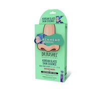 DR.RASHEL Korean Nose Pore Strips | With 1% ceramides and Rice Water | Deep Cleansing | Pore Tightening | Blackhead Removal | 5 Strips + 5 Wipes