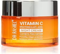 Dr Rashel Moisturising Vitamin C Cream, Day and Night Face Cream with Hyaluronic Acid, Brightening, Anti Wrinkle and Anti Aging, Dark Circle, Fine Lines and Sun damage - Restore&Boost Face Cream 50G