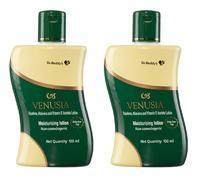 Dr. Reddy's Venusia Moisturizing Lotion | Soft and Hydrated Skin | For Dry to Very Dry Skin | Vitamin E, Squalene and Aloe Vera | 100 ml (Pack of 2)
