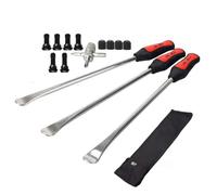 Dr.Roc 14.5 inch Perfect Leverage Tire Spoon Lever Iron Tool Kit Motorcycle Dirt Bike Lawn Mower Professional Tire Changing Tool with Durable Bag 3 PC