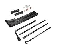 Dr.Roc Compatible with Spare Tire Tool Kit with Tire Jack Handle and Wheel Lug Wrench 2005-2021 Toyota Tacoma