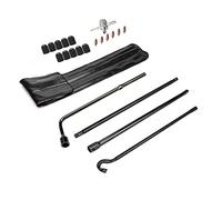 Dr.Roc Compatible with Spare Tire Tool Kit with Tire Jack Handle and Wheel Lug Wrench 2007-2021 Toyota Tundra 2008-2021 Toyota Sequoia