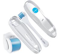 Dr.roller Derma Roller, Derma Roller Hair Growth Men and Women, Beard Roller for Growth, Dermaroller, Microneedling Roller (White, 0.5MM)