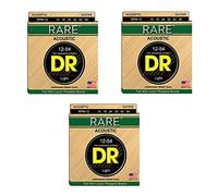 DR RPM-12 - Rare western guitar strings, 012-054, 3 Pack
