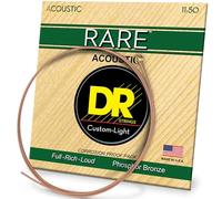 DR RPML-11 Strings RARE™ - Phosphor Bronze Acoustic Guitar Strings: Custom Light 11-50
