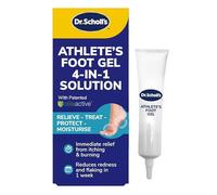 Dr. Scholl’s Athlete’s Foot Gel 4-in-1 Treatment - Immediate Relief from Itching and Burning, Antifungal Cream, Destroys Athlete’s Foot Fungi, Prevents Further Infections, One-Month Supply, 10ml