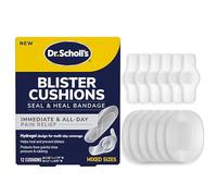 Dr. Scholl’s Blister Cushions Seal & Heal Bandage for Feet, Toes, Heels & Hands, 12 ct - Blister Prevention Pads, Hydrogel Technology Protects from Painful Shoe Pressure & Rubbing, Water-Resistant