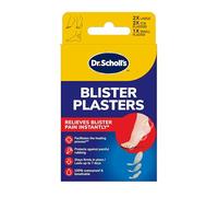 Scholl Blister Plasters – Advanced Hydrocolloid Technology – Mixed Pack 5 (2 Heel, 2 Toe, 1 Small)