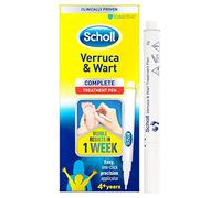 Dr. Scholl’s Verruca Treatment and Wart Remover Pen - Visible Results in 1 Week, Precision Tip for Removal of Warts & Verrucas on Hands & Feet, Suitable for Kids 4+, Easy Use 1-Click Applicator