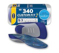 Dr. Scholl's Custom Fit Orthotic Inserts CF 340 | All-day support from plantar fasciitis insoles and arch support shoe inserts for women and men, sized for both