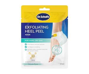 Dr. Scholl's ExpertCare Exfoliating Heel Peel Foot Mask for Visibly Softer and Smoother Heels, Clinically Proven - 1 Pair