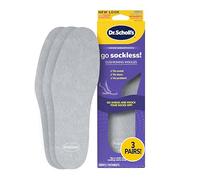 Dr. Scholl's Go Sockless! Cushioning Insoles, Unisex, 3 Pairs, Trim to Fit Inserts