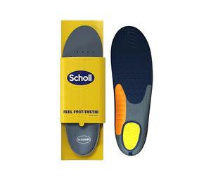 Dr. Scholl's Heavy Duty Support Insoles for Men - Designed for Big & Tall Men 90+kg, Wide Feet, Shock Absorbing, Arch Support, Distributes Pressure, Trim to Fit Inserts, 1 Pair, UK Size 7-12