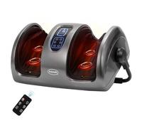 Dr. Scholl's High-Intensity Deep Kneading Foot Massager, with Built-in Heat, Air Compression, and Adjustable Stand, Versatile Foot Massager for Advanced Foot Care and Assisted Pain Relief