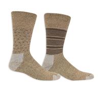Dr. Scholl's Men's American Lifestyle Collection Blister Guard Multi Stripe Crew Socks 2 Pair DSM22162C2U20010