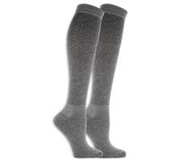 Dr. Scholl's Men's American Lifestyle Compression (2pk), Charcoal Heather, Shoe Size: 7-12 (Large)