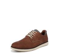 Dr. Scholl's Men's Sync Oxford, Dark Tan Smooth, 8 UK