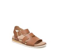 Dr. Scholl's Shoes Women's Island Glow Strappy Flat Sandal, Honey Smooth, 6.5 UK
