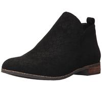 Dr. Scholl's Shoes Women's Rate Ankle Boot, Black Perforated Microfibre Suede, 6 UK