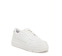 Dr. Scholl's Shoes Women's Savoy Sneaker, White Smooth, 4.5 UK