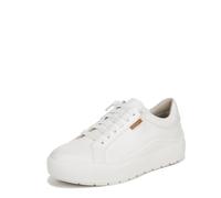 Dr. Scholl's Shoes Women's Time Off Go Sneaker, White Smooth, 10 Wide