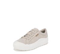 Dr. Scholl's Shoes Women's Time Off Sneaker, Oyster Microfiber, 6 UK