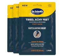 Dr. Scholl's® Tired, Achy Feet Soothing & Reviving Foot Mask, 3 Pair, Warming Booties