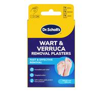 Dr. Scholl's Wart and Verruca Removal Plasters, Pack of 21, Fast and Effective Verruca Treatment and Wart Remover, Immediate Pain