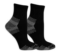 Dr. Scholl's Women's Ankle Advanced Relief Socks (2 Pair Pack), Black