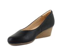 Dr. Scholl's Women's Be Ready Pumps, Black Smooth, 8 UK