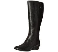 Dr. Scholl's Women's Brilliance Wide Calf Riding Boot, Black, 6.5 UK