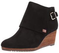 Dr. Scholl's Women's Create Ankle Boot, Black Microfiber, 5.5 UK
