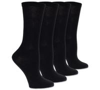 Dr. Scholl's Women's Diabetes & Circulator - 4 Pair Packs Casual Sock Black 8-12 US