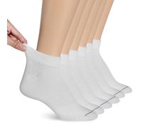 Dr. Scholl's Women's Diabetes & Circulator Socks-4 & 6 Pair Packs-Non-Binding Moisture Management, White, One Size (Pack of 6)