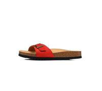 Scholl Women's Estelle Sandal, red, 6 UK