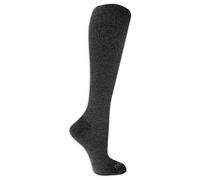 Dr. Scholl's Women's Graduated Compression Knee High Socks-Comfort and Fatigue Relief-Mild 8-15 mmHg Casual, Charcoal Heather (1 Pair), 7-11 UK