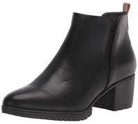 Dr. Scholl's Women's London Ankle Boot, Black Smooth, 8 UK