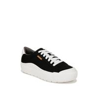 Dr. Scholl's Women's Time Off Sneaker, Black Canvas, 5.5 UK