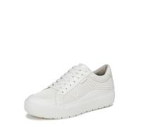 Dr. Scholl's Women's Time Off Sneaker, White Pearls, 7 UK