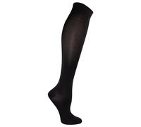 Dr. Scholl's Women's Travel Knee High Socks with Graduated Compression Casual, Black, One Size