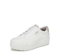 Dr. Scholl's Work Women's Time Off Max Sneaker, White Gold, 5.5 UK