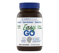 Dr. Schulze's Easy GO Bowel Mover - Formulated Gentle Laxative, Colon Toner & Stool Softener | 100% Plant Natural Bowel Cleanse - Promotes Regular & Complete Bowel Movements - 50 Count Vegan
