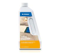 Dr Schutz Clean & Strip 750ml Floor Cleaner - Removes Old Care Products, Adhesive Residue & Scuff Marks - For Vinyl, Lino, Rubber & Resin Floors (30-50m² Coverage)