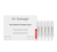 Dr Sebagh Pure Vitamin C Powder Cream Travel Size (5 x 1.95 g) | Unique Powder-to-Cream Formula | Award Winning | Improves Complexion, Reduces Discoloration & Enhances Collagen | Innovative Formula