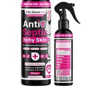 Dr. Senst Cat Itchy Skin Relief Spray | Stop Cat Itching & Scratching | Vet Approved | Cat Skin Irritation Treatment | Cat Allergy Relief | No Need Antibiotics For Cats | Essential Pet First Aid Kit