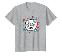 Dr. Seuss 3rd Birthday Thing T-Shirt, Youth, Heather Grey, X-Small