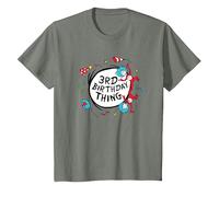 Dr. Seuss 3rd Birthday Thing T-Shirt, Youth, Olive Heather, 2T